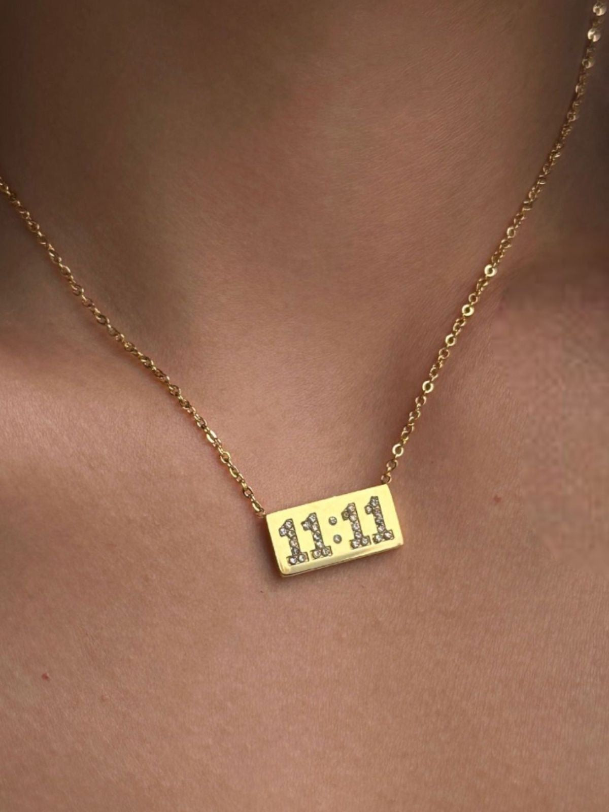 Wish Me Luck Necklace (Diamond) | 11:11 Diamond Necklace