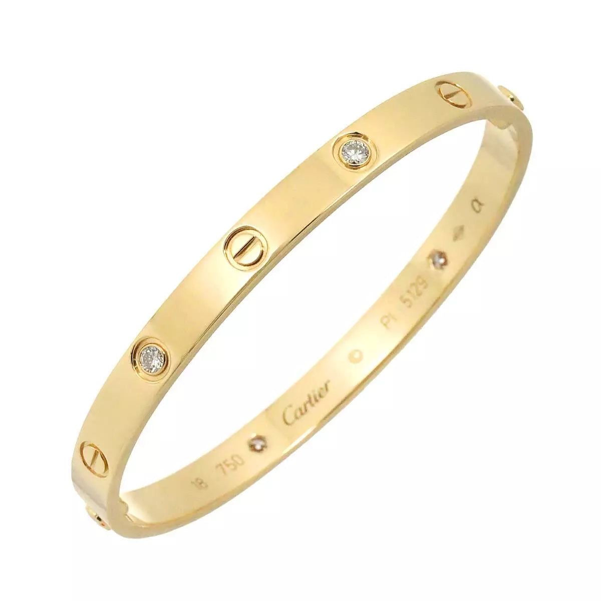 Lovey Bracelet (diamond studded)| 18K Gold Plated Bracelet | Water-Resistant Bracelet | Anti Tarnish Bracelet | 316L Stainless Steel Bracelet