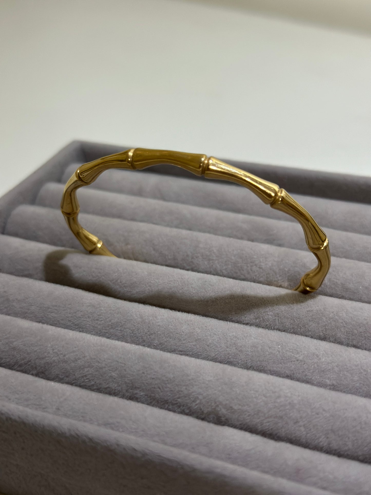 Bamboo Bracelet | 18K Gold Plated Bracelet | Water-Resistant Bracelet | Anti Tarnish Bracelet | 316L Stainless Steel Bracelet