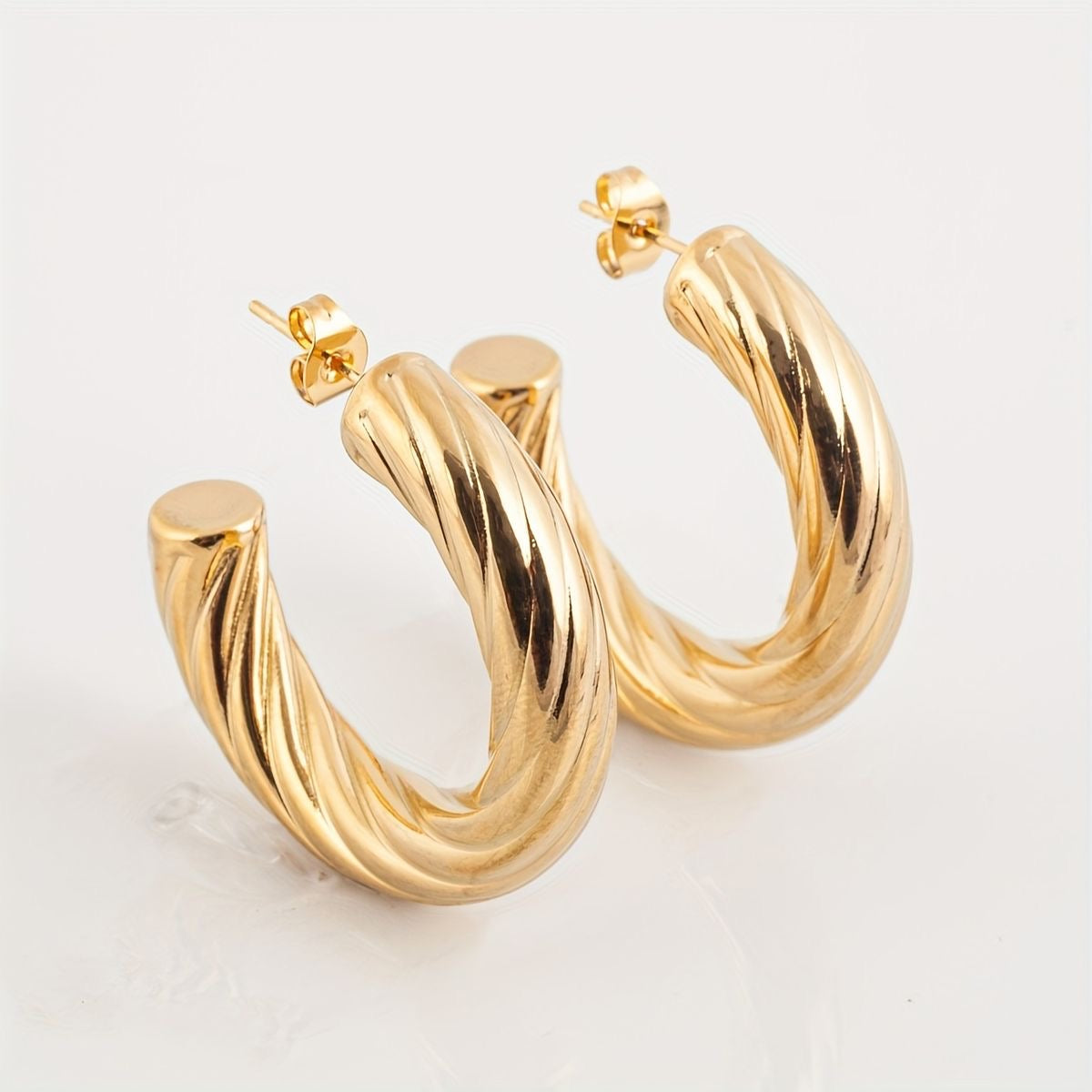 Martina Hoops | Women Earrings | Gold Plated Premium Jewelry