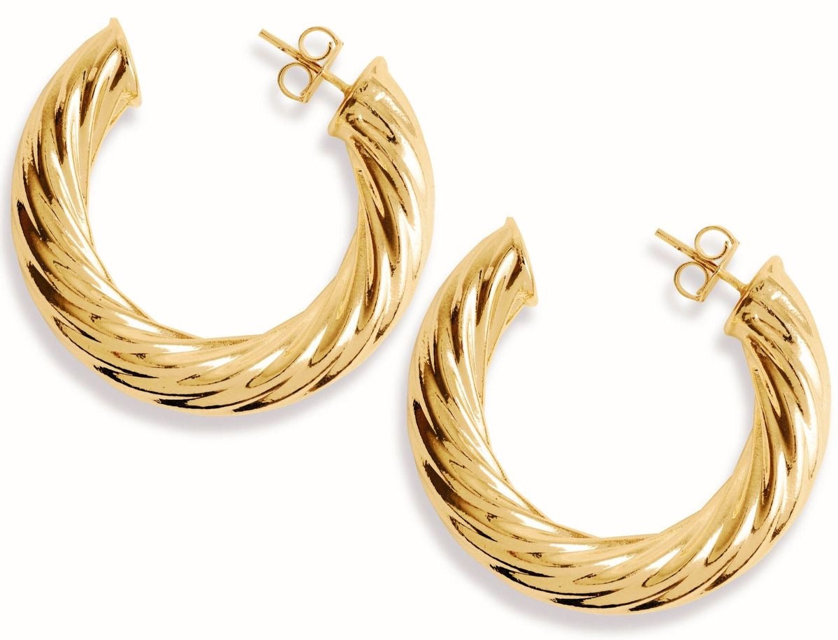 Martina Hoops | Women Earrings | Gold Plated Premium Jewelry