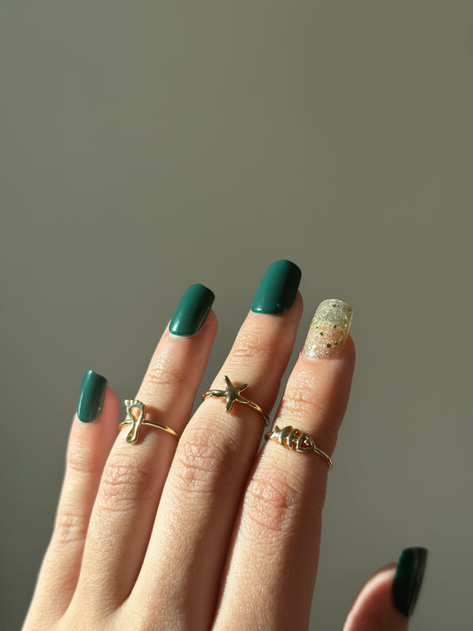 Beachy Stacking Rings