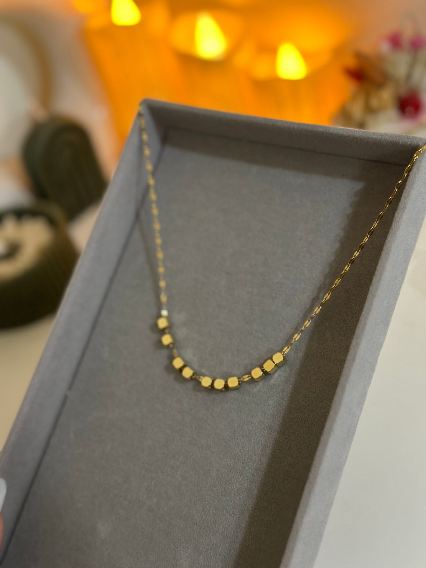 Goldie Stress Buster Necklace | Women Necklace & Chains | 18K Gold Plated Necklace | Water-Resistant Necklace | Anti Tarnish Necklace | Hypoallergenic Necklace