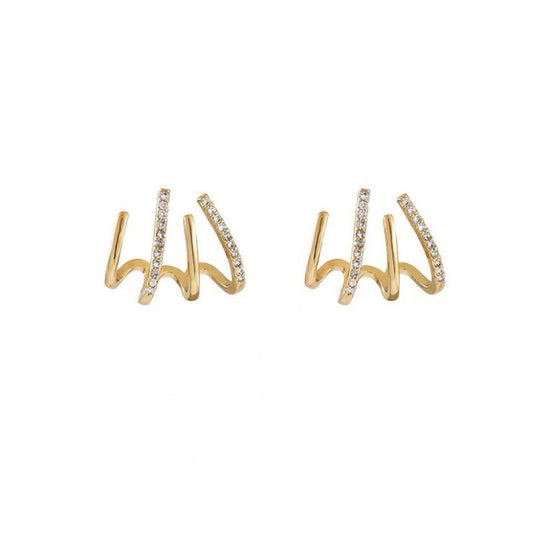 Claw Earrings | Premium Gold Plated | Pinterest Inspired | Korean Earrings