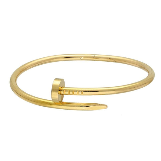 Nail It Bracelet |18K Gold Plated Bracelet | Water-Resistant Bracelet | Anti Tarnish Bracelet | 316L Stainless Steel Bracelet