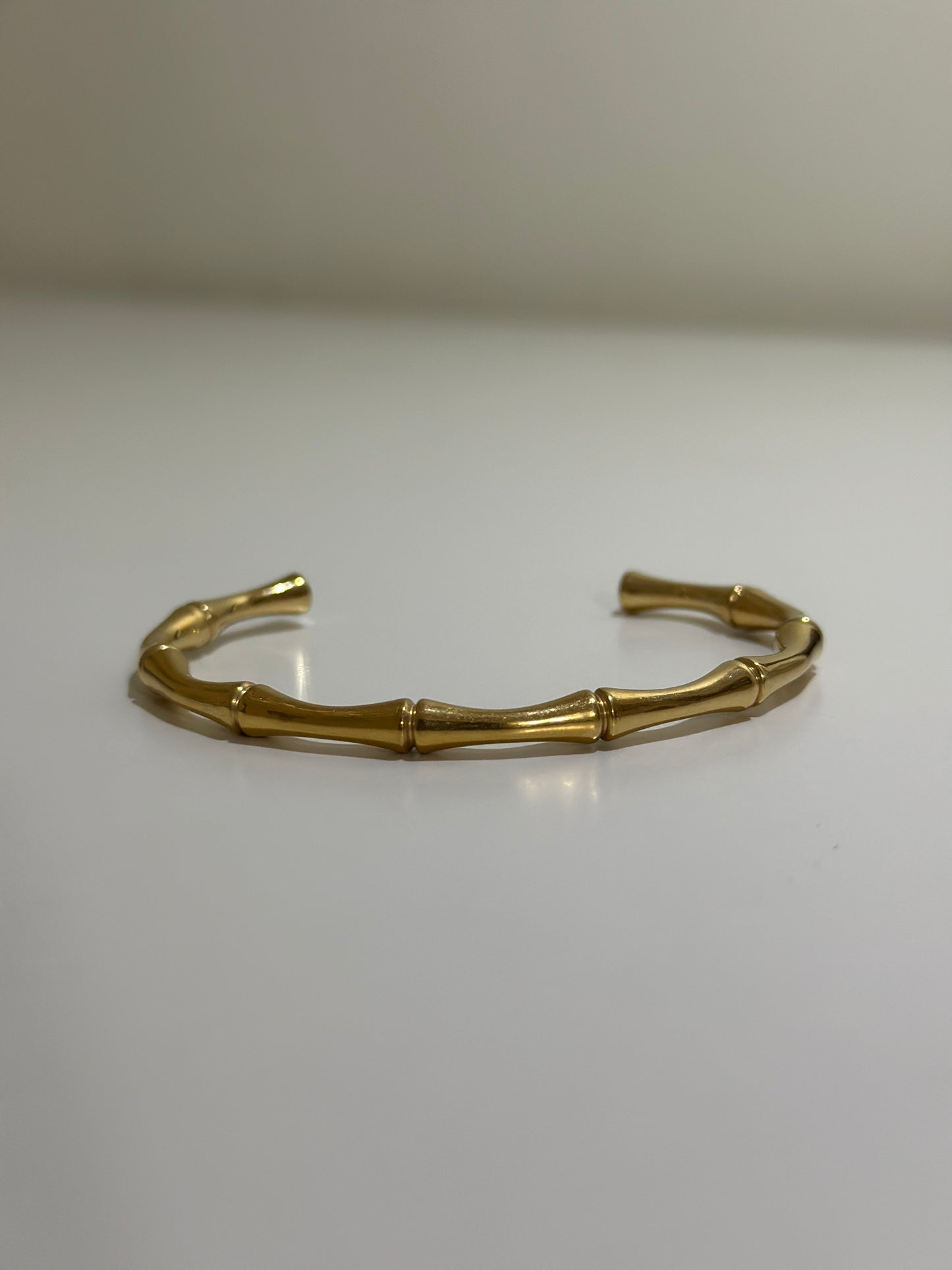 Bamboo Bracelet | 18K Gold Plated Bracelet | Water-Resistant Bracelet | Anti Tarnish Bracelet | 316L Stainless Steel Bracelet