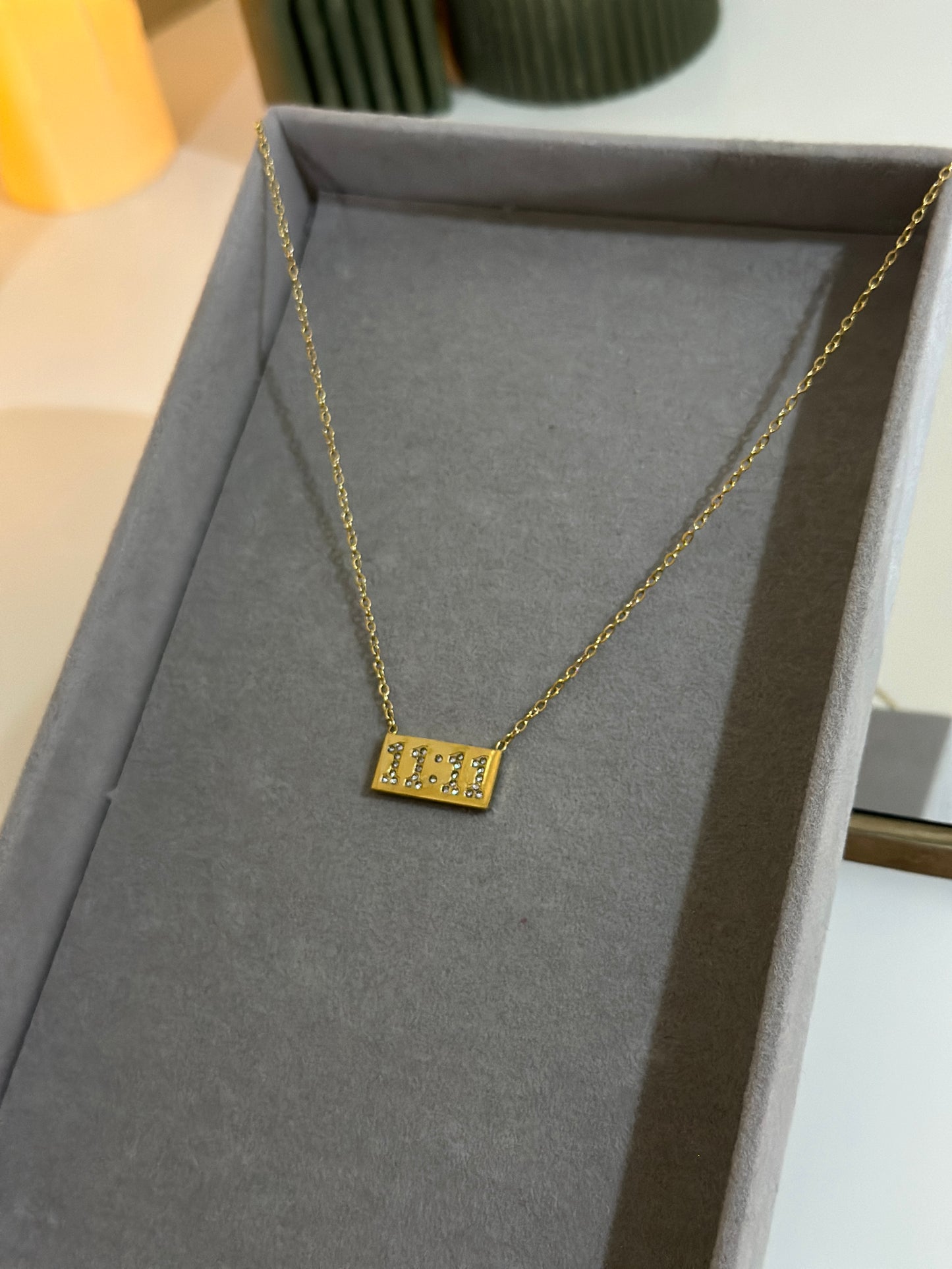 Wish Me Luck Necklace (Diamond) | 11:11 Diamond Necklace