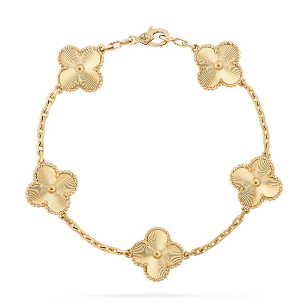 Clover Bracelet (Luxe Gold) | 18K Gold Plated