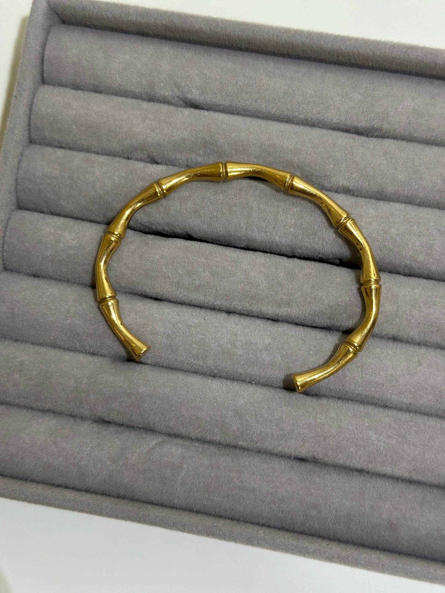 Bamboo Bracelet | 18K Gold Plated Bracelet | Water-Resistant Bracelet | Anti Tarnish Bracelet | 316L Stainless Steel Bracelet