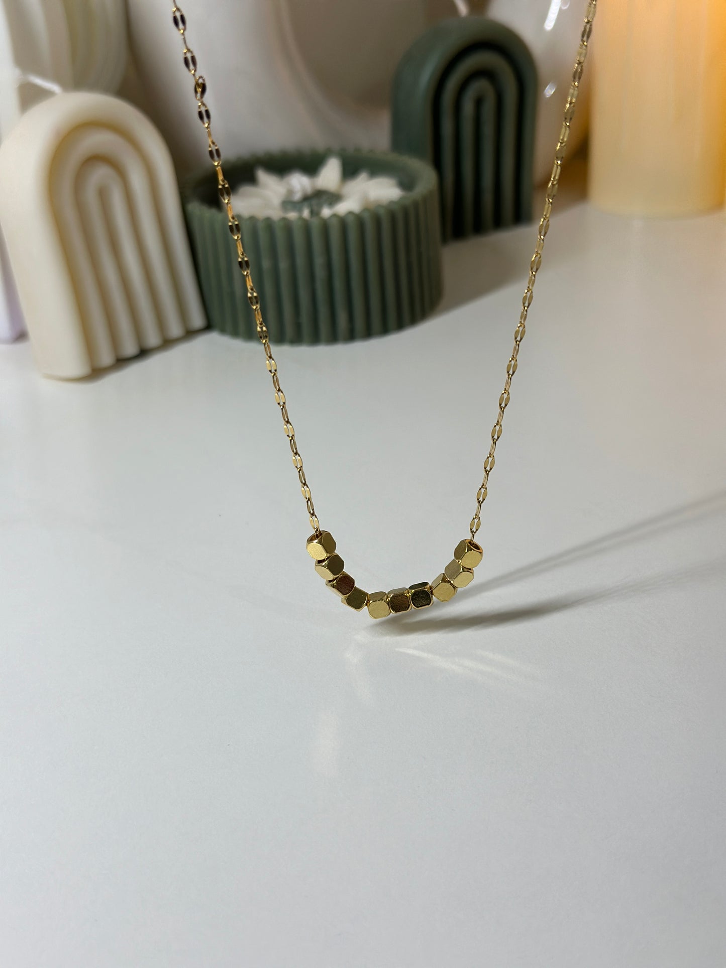 Goldie Stress Buster Necklace | Women Necklace & Chains | 18K Gold Plated Necklace | Water-Resistant Necklace | Anti Tarnish Necklace | Hypoallergenic Necklace