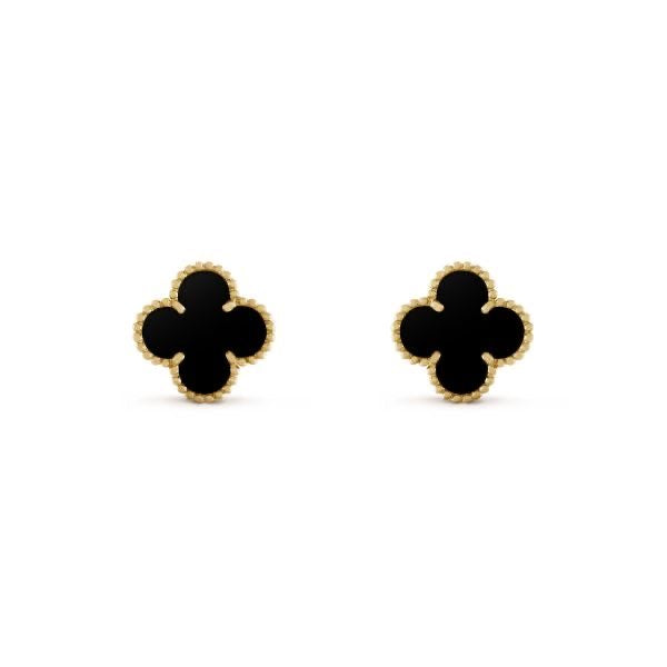 Clover Studs | Daily Wear Studs | 18K Gold Plating | Anti-Tarnish | Skin Safe | Water-Resistant |