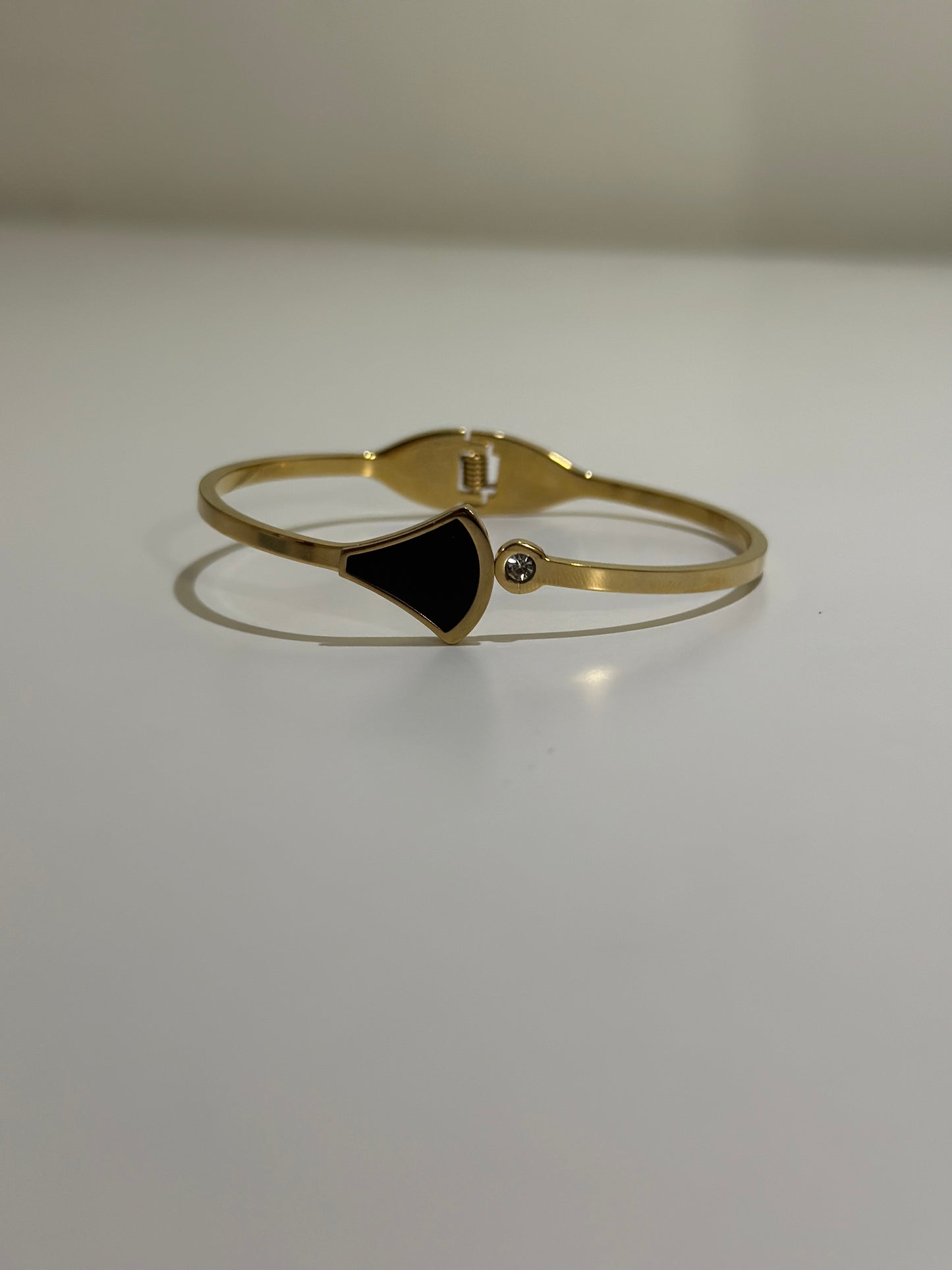 Black Onyx Bracelet | 18K Gold Plated Bracelet | Water-Resistant Bracelet | Anti Tarnish Bracelet | 316L Stainless Steel Bracelet