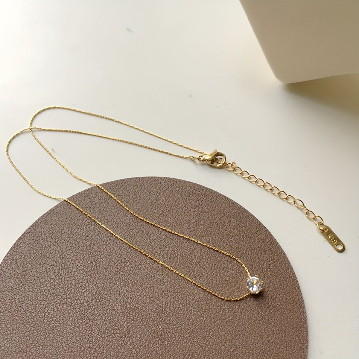 Ezra Necklace | Dainty Necklace | Minimal Necklace | 18K Gold Plated Necklace | Anti-Tarnish | 316L Stainless Steel | Water-Resistant | Skin Safe