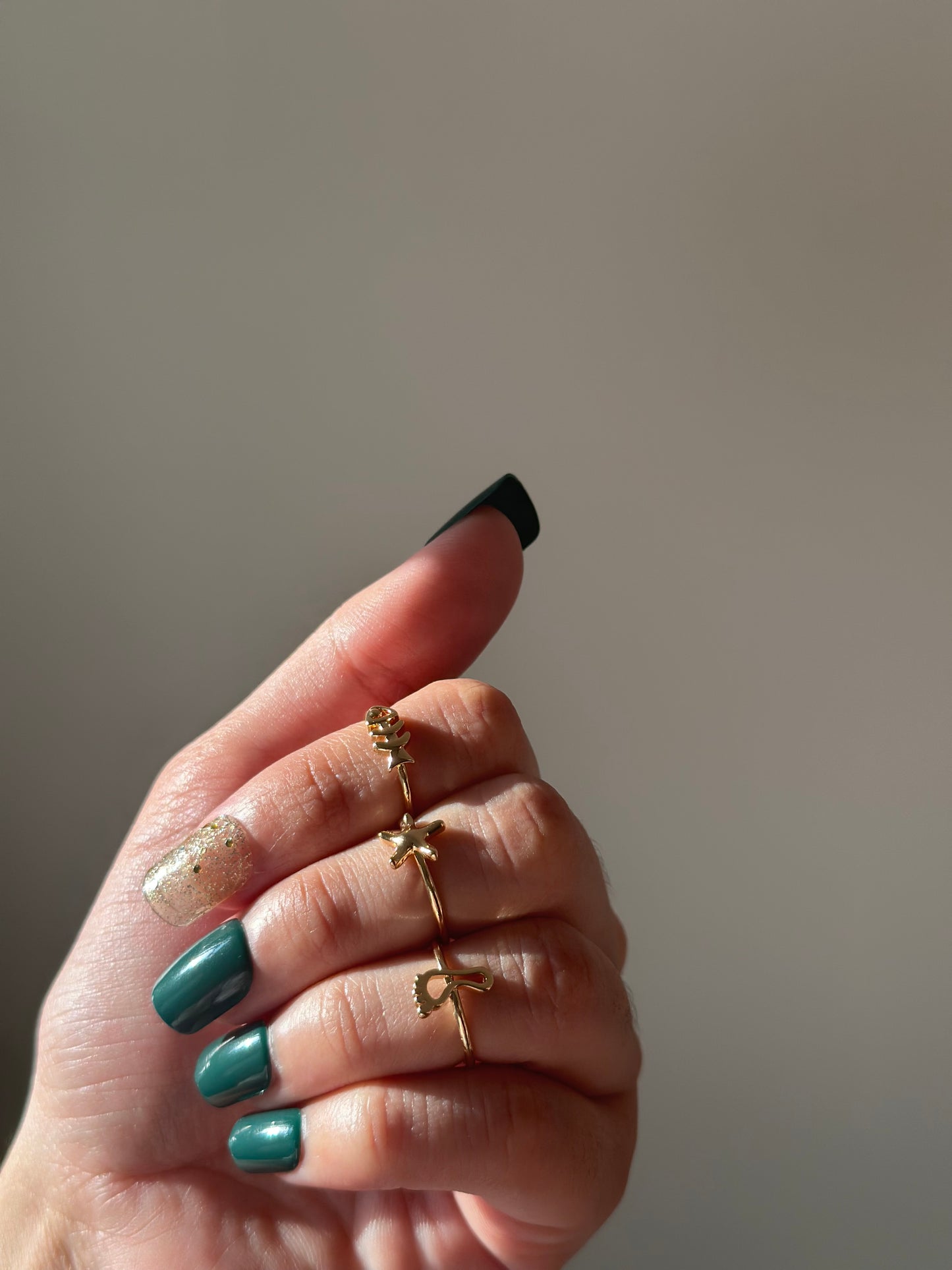 Beachy Stacking Rings