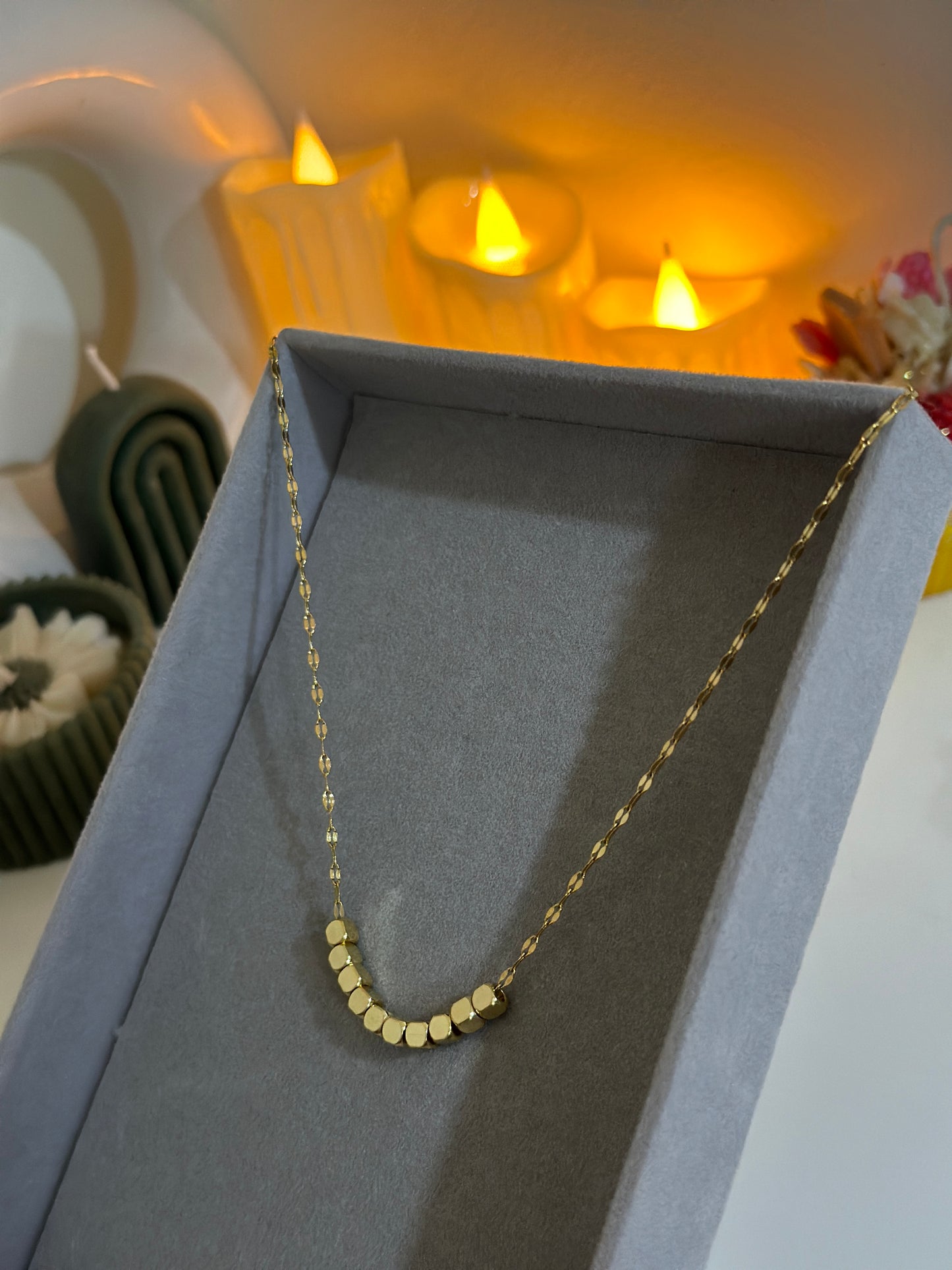 Goldie Stress Buster Necklace | Women Necklace & Chains | 18K Gold Plated Necklace | Water-Resistant Necklace | Anti Tarnish Necklace | Hypoallergenic Necklace