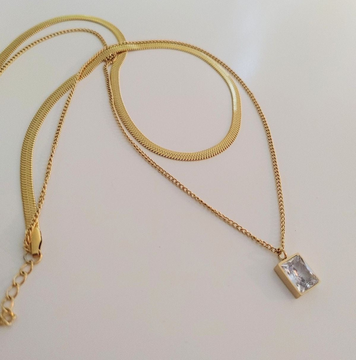 Luxe Crystal Necklace | Women Necklace &Chains | Gold Plated Premium Jewellery