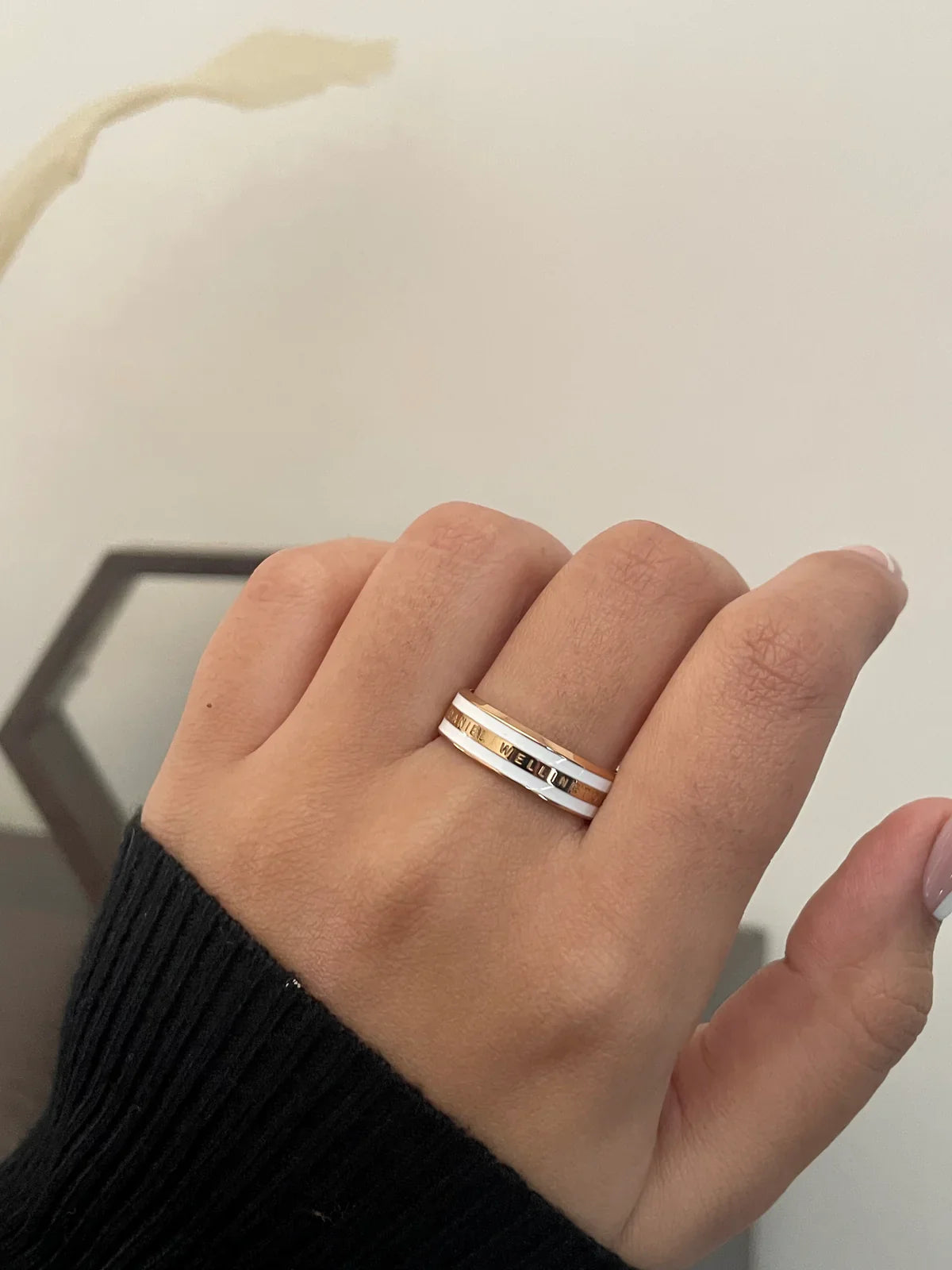 Emalie Infinite Ring | 18k Gold Plated Ring | Water-Resistant Ring | Anti Tarnish Ring | Skin Safe Ring