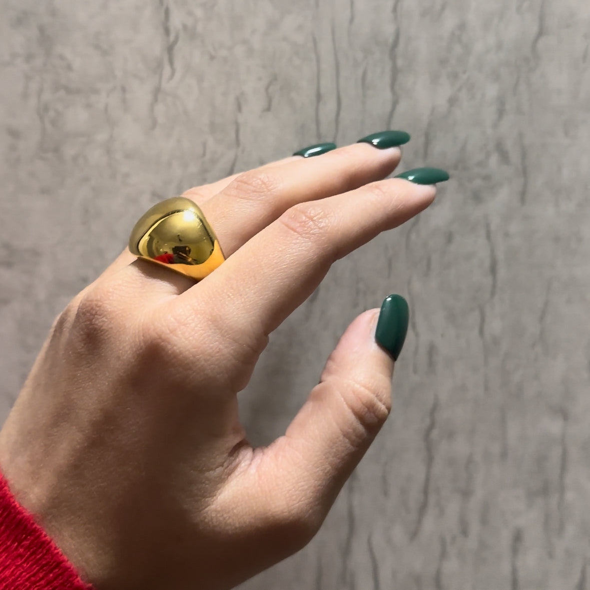 Karma Ring | 18k Gold Plated Ring | Water-Resistant Ring | Anti Tarnish Ring | Skin Safe Ring