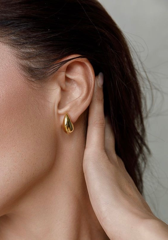 Mini Tear Drop | Women Earrings | Gold Plated Premium Jewelry