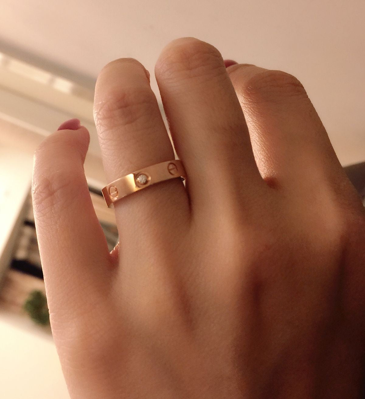 Lovey Ring | 18k Gold Plated Ring | Water-Resistant Ring | Anti Tarnish Ring | Skin Safe Ring